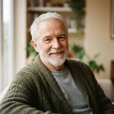 Portrait of a customer